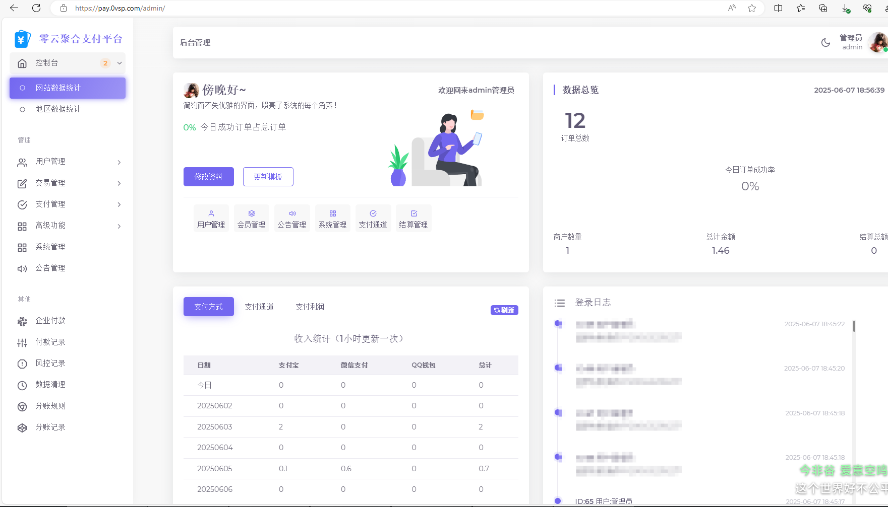 2025最新易支付模板源码 全开源 前台+用户中心+后台三合一-源码库