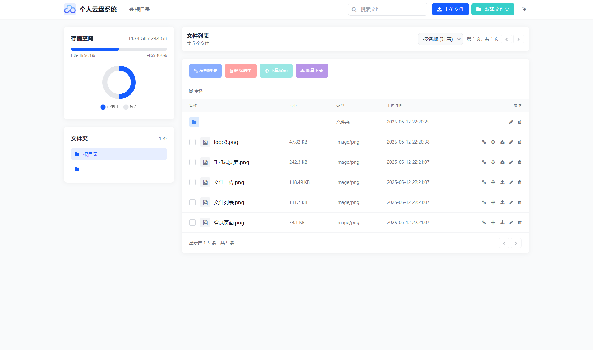 轻量化个人云盘系统源码-源码库